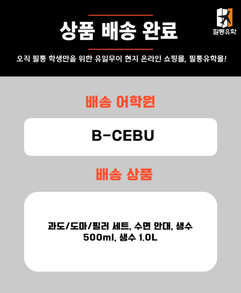B-CEBU 0423 배송완료