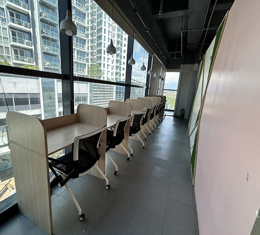 필리핀 세부 어학연수/가족연수 피자어학원 자습실