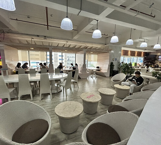 필리핀 세부 아이티파크 큐큐 qq어학원 식사 공간