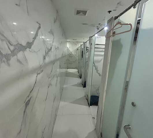 필리핀 세부 아이티파크 큐큐 qq어학원 공용 샤워실