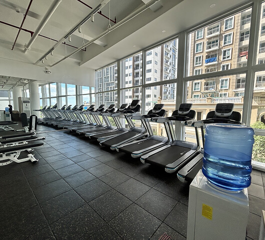 qq어학원(qq english) 막탄캠퍼스 어학연수 헬스장