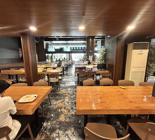 qq어학원(qq english) 막탄캠퍼스 어학연수 1층 식당&카페테리아