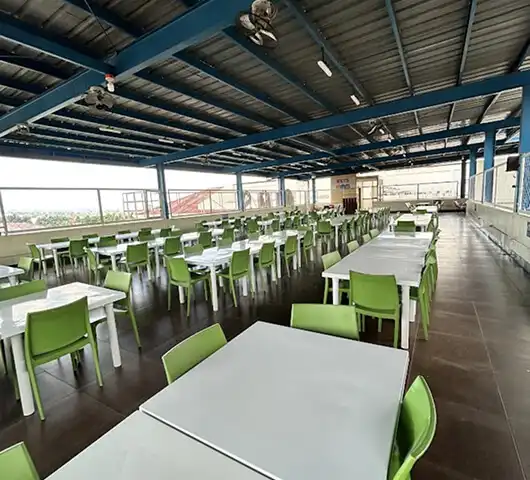 ims 어학연수 성인연수 가족연수 식당가 테이블