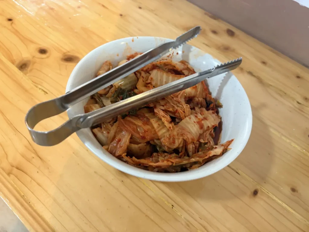 필리핀 바기오 BECI어학원 식사 직접 담근 배추김치