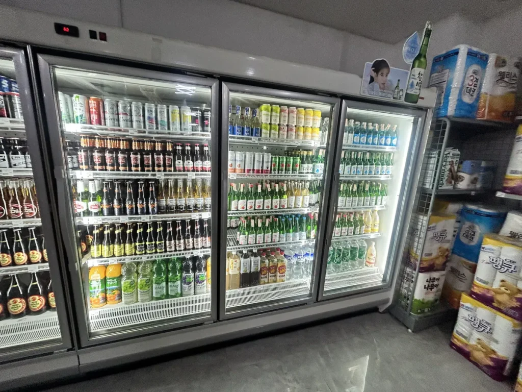 필리핀 클락 TALK어학원 주변 한인마트 음료 주류 냉장고