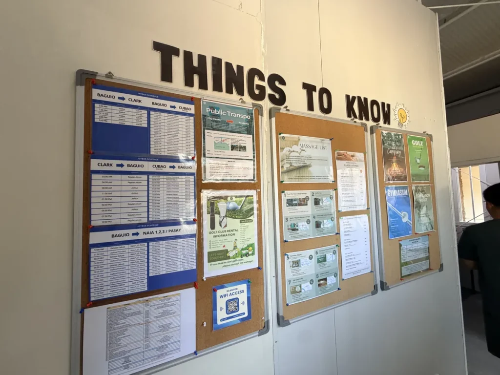 필리핀 바기오 E-Edu어학원 교통·시설 안내 Things to Know 게시판