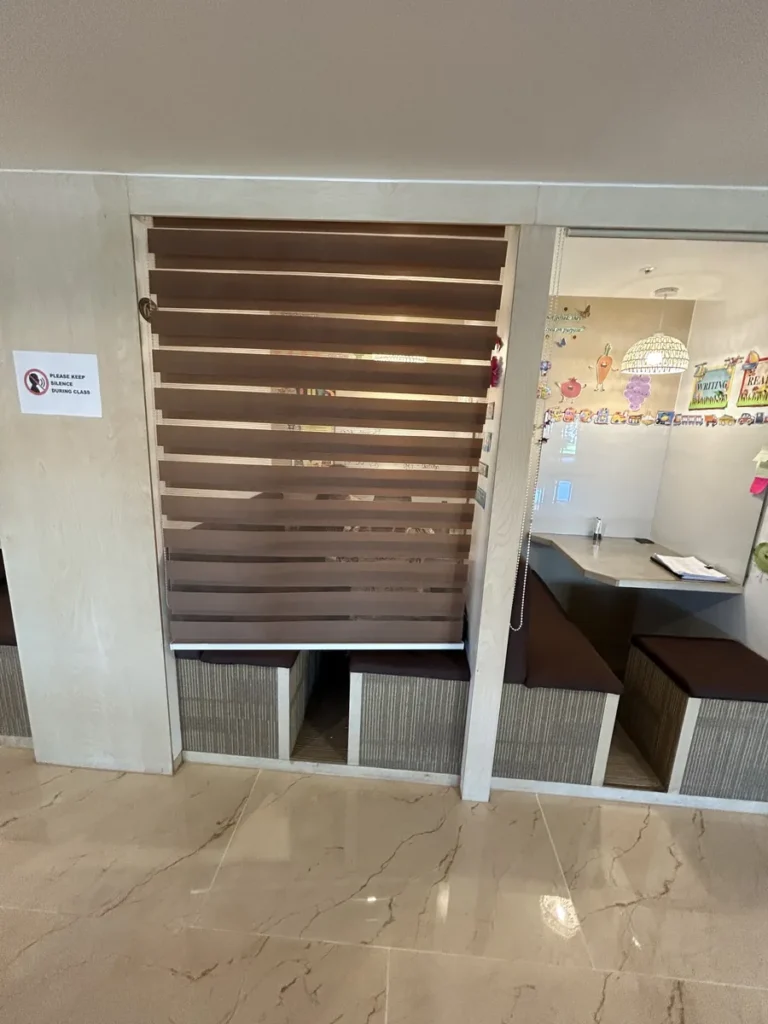 필리핀 세부 SMEAG엔칸토 1대1 수업실 블라인드 가림막 부스