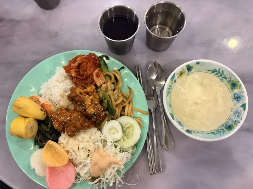 필리핀 세부 SMEAG엔칸토 식사 밥과 반찬 한식 한상