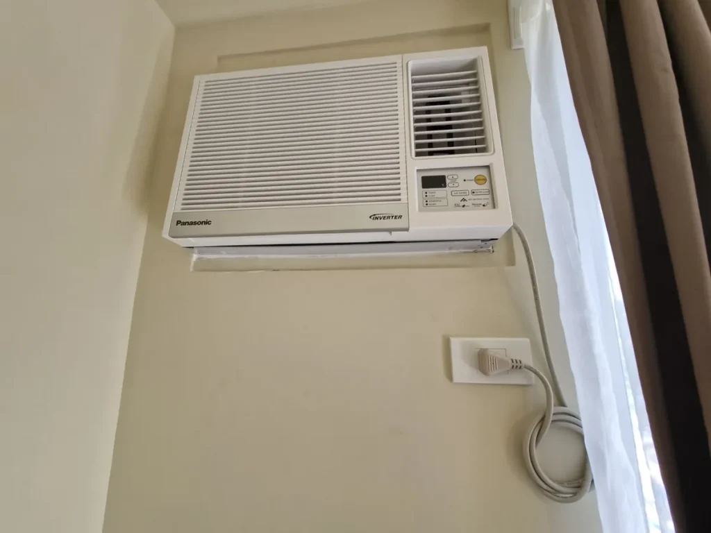 필리핀 세부 EV어학원 외부숙소 객실 벽걸이 인버터 에어컨