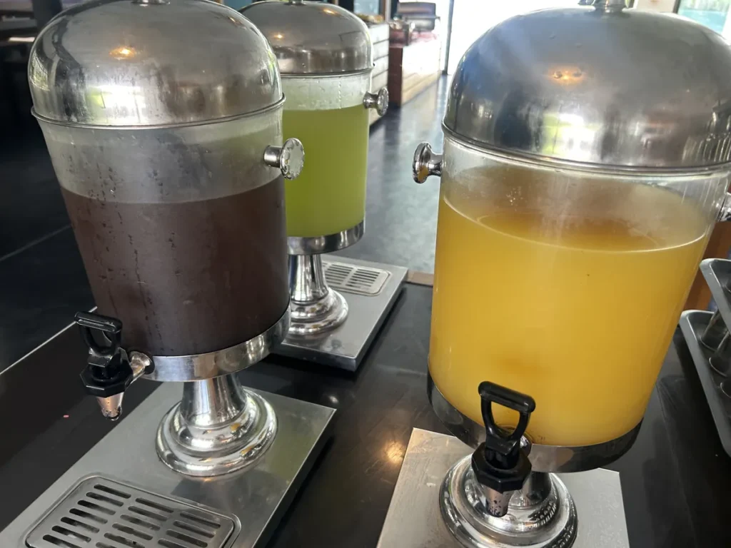 필리핀 세부 EV어학원 식당 주스 음료 디스펜서 3종