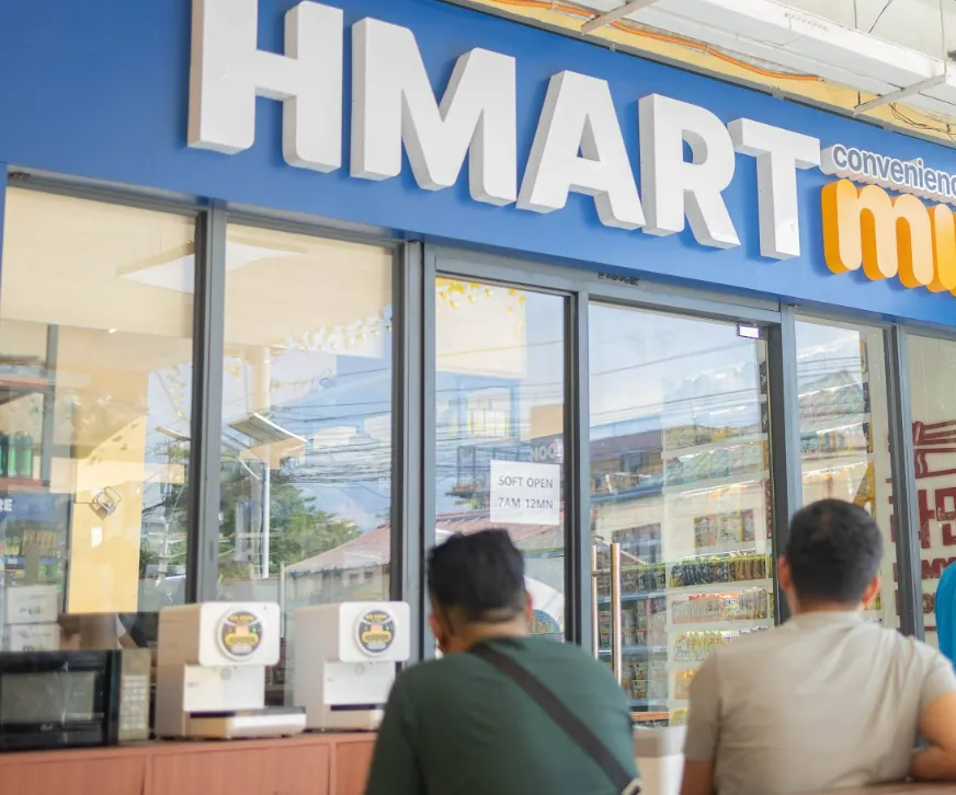 필리핀 세부 B CEBU어학원 매점 HMART 편의점 외관 간판