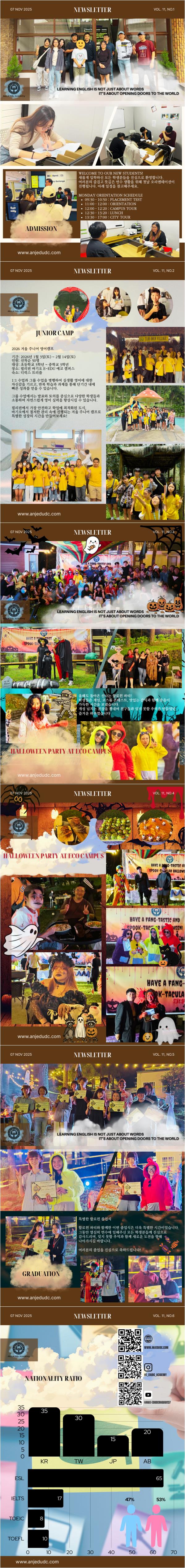 필리핀 바기오 E-EDU 어학원 에코 11월 첫째주 뉴스레터