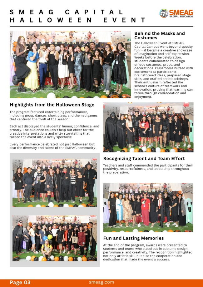 필리핀 세부 SMEAG 어학원 11월 뉴스레터4