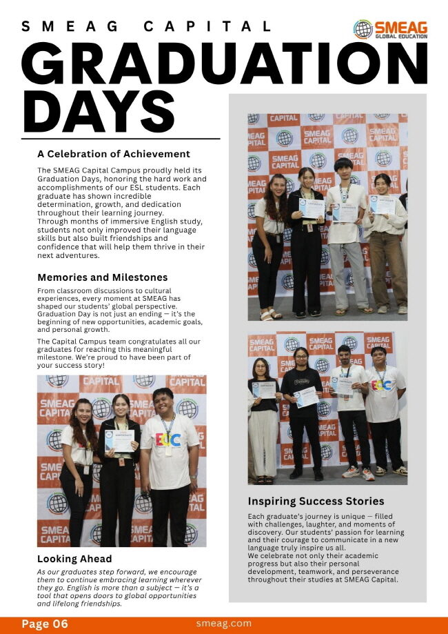 필리핀 세부 SMEAG 어학원 11월 뉴스레터7