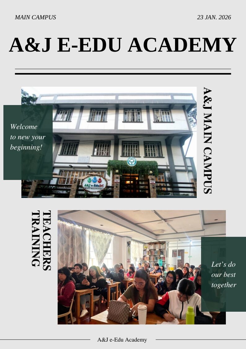 필리핀 바기오 E-EDU 어학원 메인 1월 넷째주 뉴스레터5